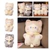 Adorable Standing Plush Cat Toy With Pp Cotton Filling Perfect For Decor And Cuddles