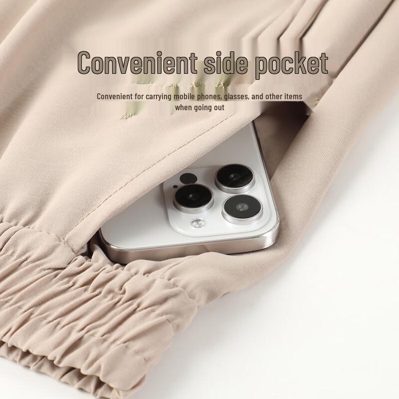 Women's Elastic Waist Casual Straight Leg Pants