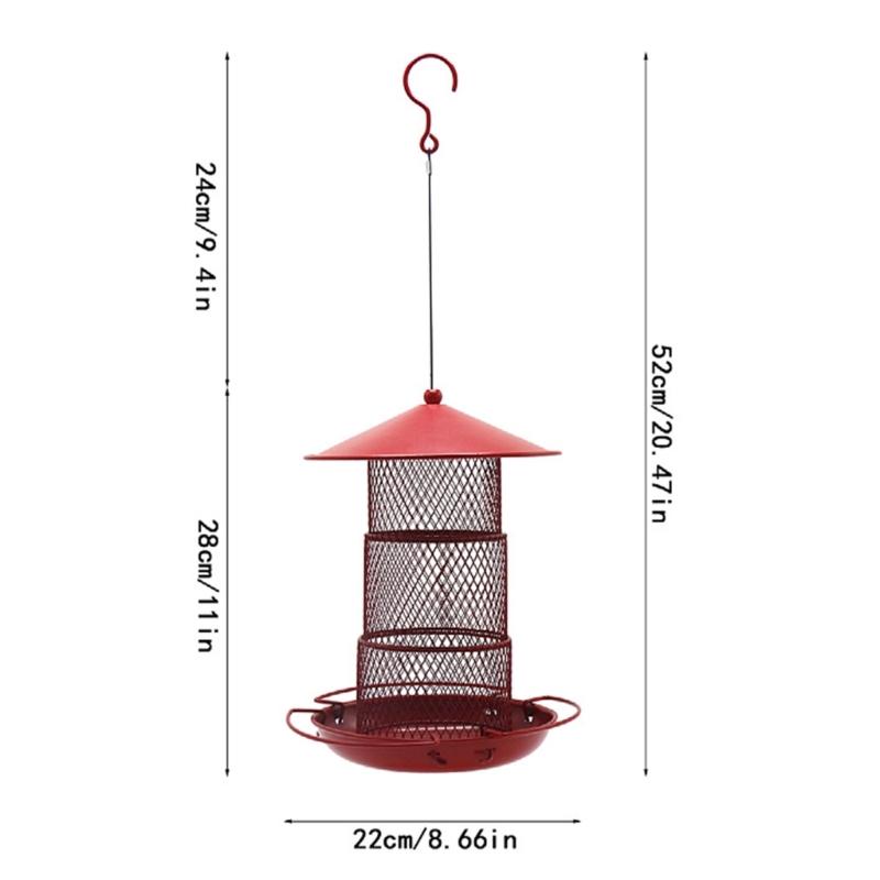 Mesh Garden Viewing Bird Feeder Hotel Table Food Peanut Hanging Suction Aliments Adsorption House Type Bird Feeder