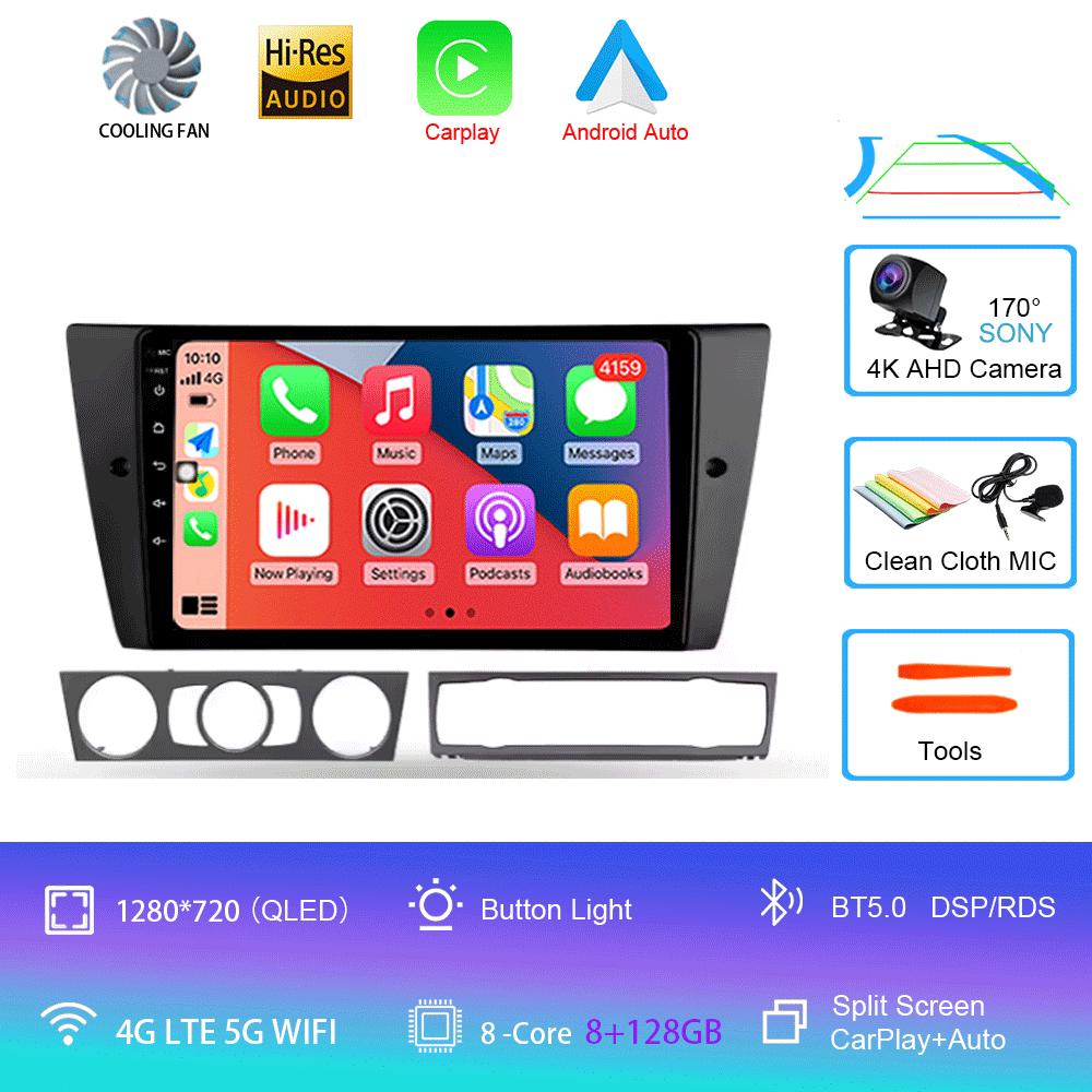 Android 14 Car Radio For BMW 3-Series E90 E91 E92 E93 2005 - 2013 Multimedia Video Player Navigation GPS No 2din 2 Din Dvd