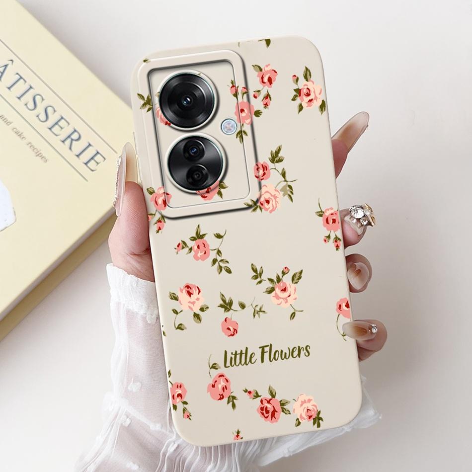 For OPPO Reno11 F 5G Case Reno 11F CPH2603 2024 Elegant Printing Camera Protective Shockproof Soft Silicone Phone Cases