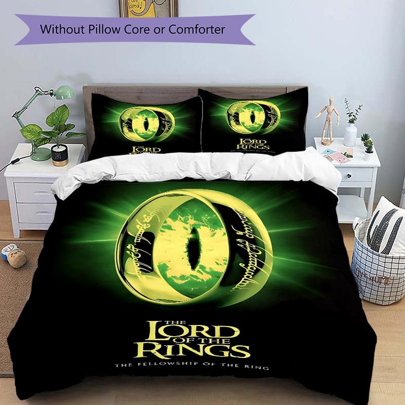 3pcs The Lord of the Rings Duvet Cover Set (1 Duvet Cover + 2 Pillowcases, No Core) - Comfortable, And Breathable Bedroom Decoration Yy251104089