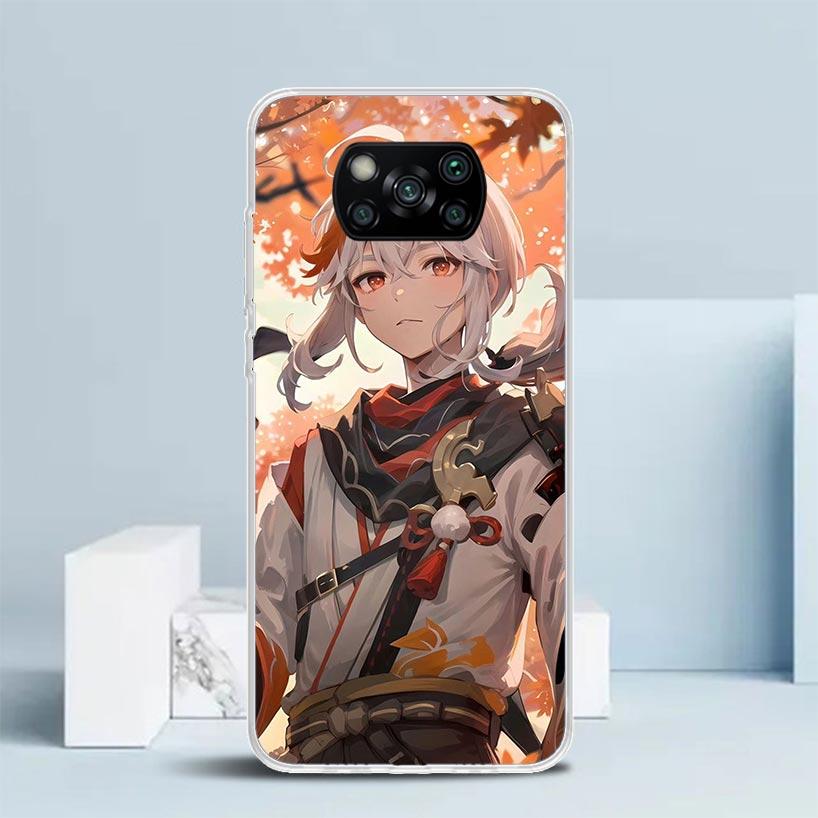 Kazuha Genshin Impact Phone Case For Xiaomi Poco F7 Ultra X5 X6 X7 Pro M7 Redmi 15C 15 13C 13 12C 12 10C 10 10A 9 9C 9A 9T Cover