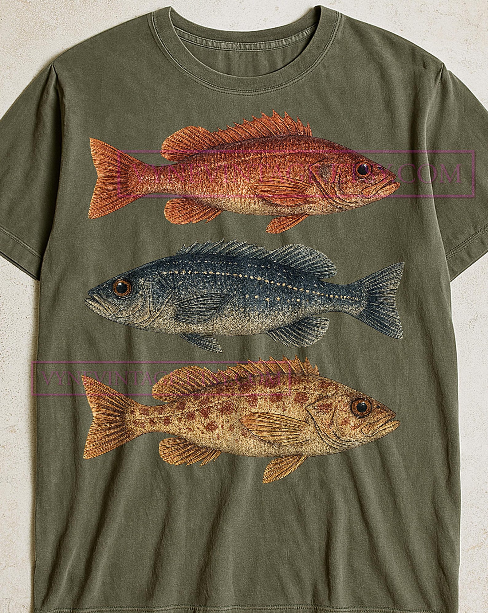 Fish Lover T-Shirt, Cute Fish Graphic Tee, Funny Animal Lover Gift, Pet Owner Shirt, Humorous Aquatic Shirt L