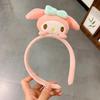 Sanrio Cartoon Face Wash Hair Band: Cute, Anti-Moisture Hair Tie/Headband for Beauty Routines