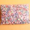 500g About 3630pcs Fashion Acrylic Beads Colored Five-petal Flower Handmade Materials 10.5mm