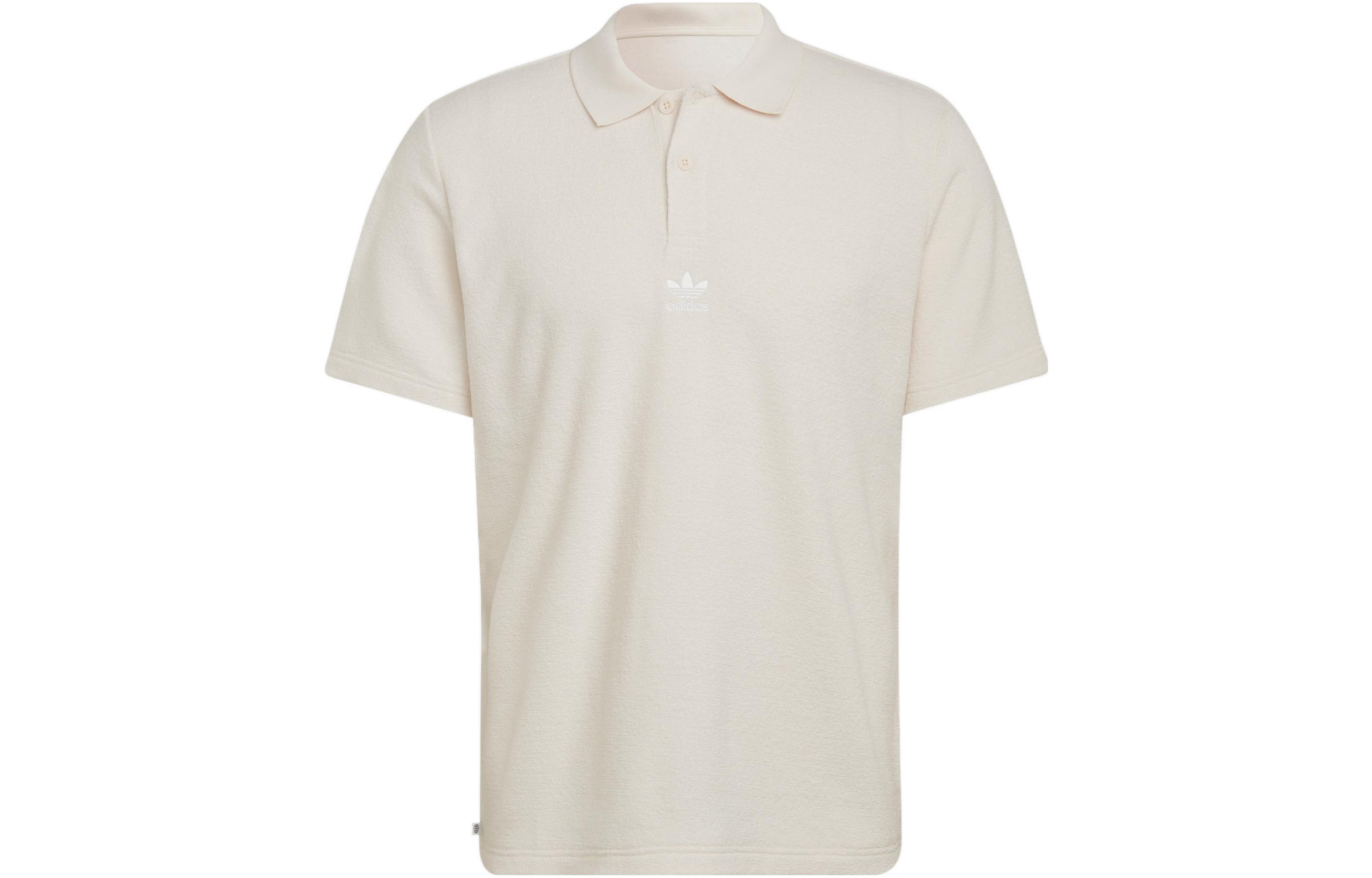 Adidas Originals ADICOLOR Polo Shirts Men s White Polo Collar Moderate Straight Fit IB7723 S