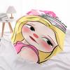 1pc Princess Crown Automatic Folding Umbrella - Compact 8-Rib Design, Durable Plastic & Iron1387L