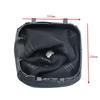 Car Gear Stick Shift Gaiter Leather Boot Cover Black PU Leather For Ford Transit Van MK7 2006-2013