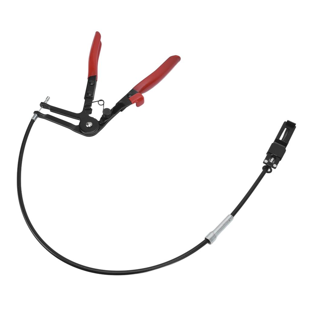 Flexible Hose Clamp Pliers 65 Manganese Steel Long Reaches Spring Loaded Hoses Pliers for Fuel Oil
