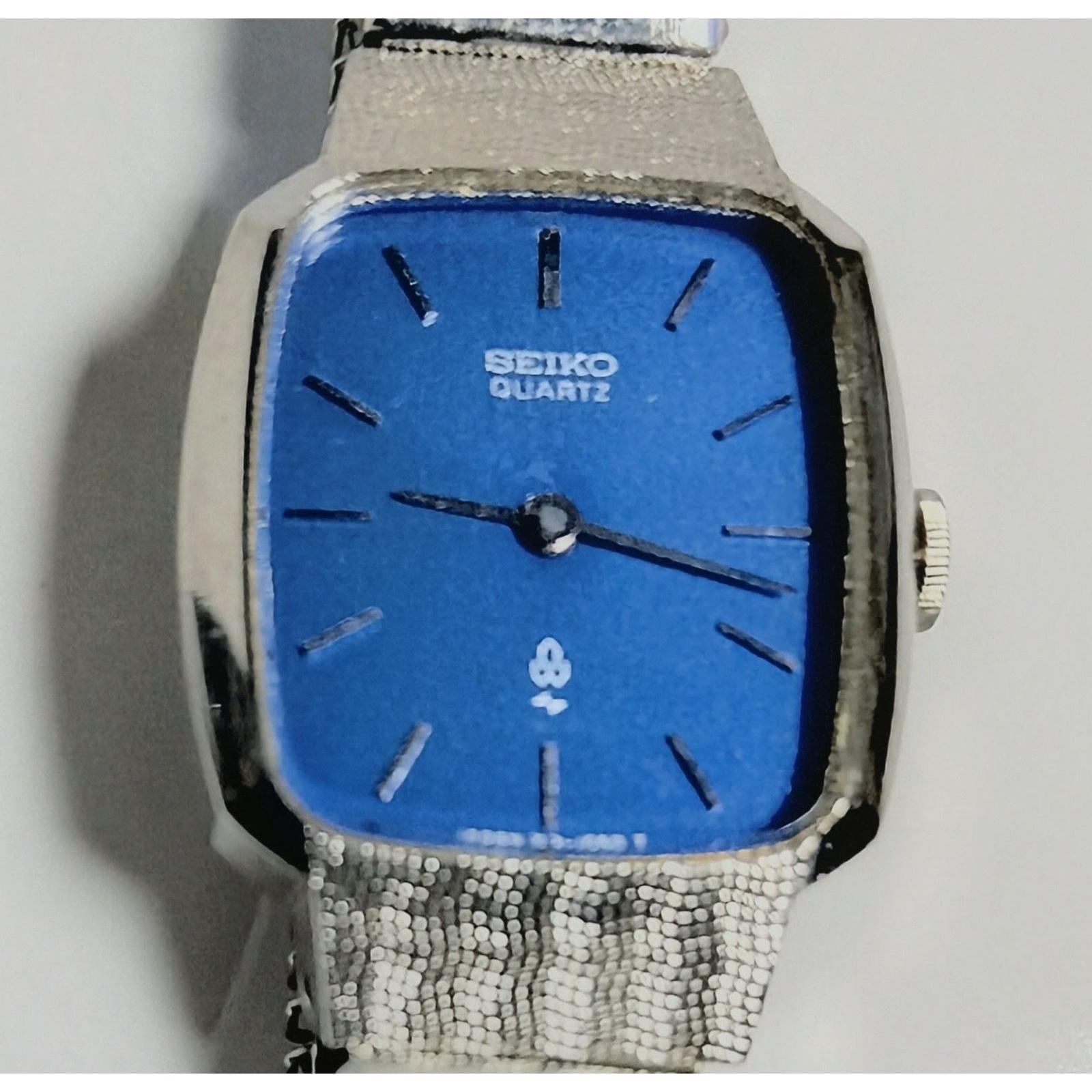 [USED used item] SEIKO Vintage 43-3390 Quartz Square Watch Working Item Follow Discount
