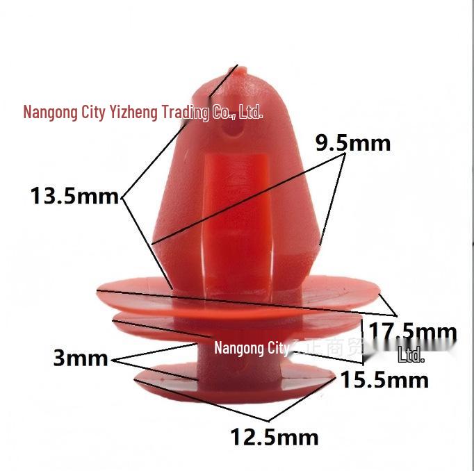 Nylon Car Door Panel Interior Clips & Sound Insulation Fasteners