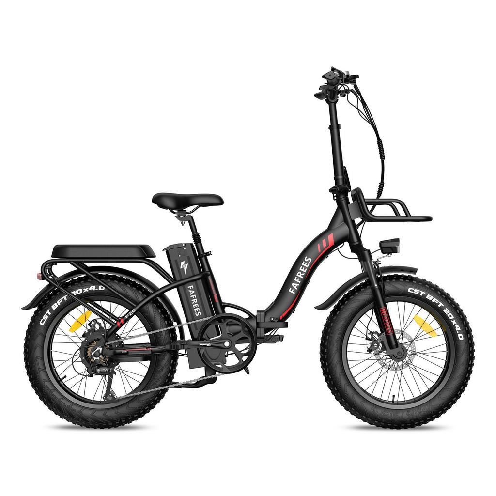 Electric Bicycle Fafrees F20 Max 500W Motor Foldable Electric Bike 48V 30AH 20"x4.0" Tire Adult E-Bike Top Speed 45Km/h Lcd Display
