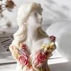 Diy Girl Portrait Aroma Candle Silicone Mold Handmade Plaster Resin Ornaments Molds Soap Candle Making Supplies