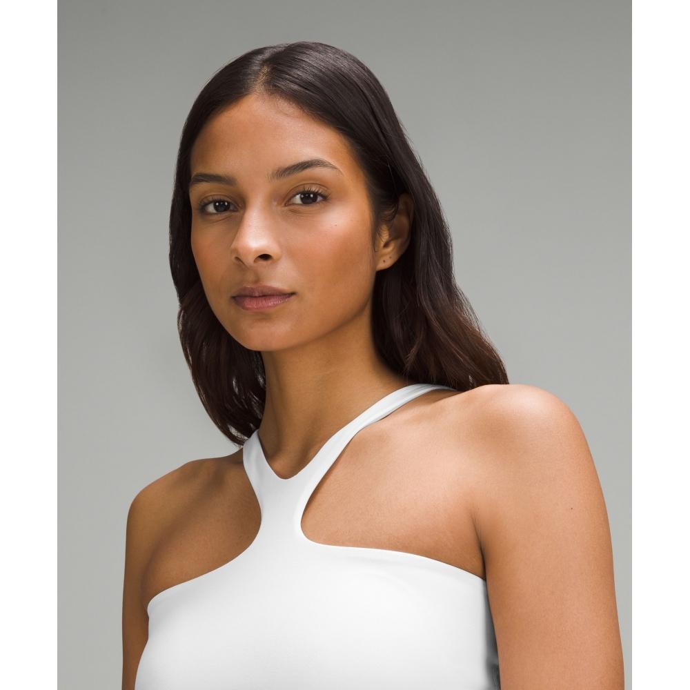 Lululemon Bend This V And RACer BrA  Light Support  A C Cups White