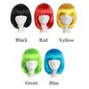 Lady Wig Women's Short Straight Bangs Full Hair Wigs Cosplay Party Hair Bob Wig Multiple Color Synthetic Hair