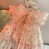 Summer Girls Floral Dress Princess Super Fairy Children Skirt