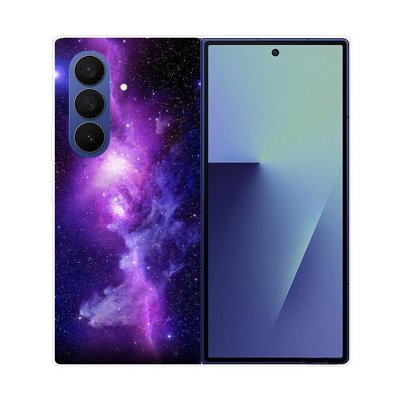 For Samsung Galaxy Z Fold 7 5G Phone Case Cover Transparent Back Protective Shell Coque For Samsung Z Fold7 Clear Hard PC Fundas