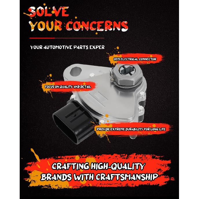 CCIYU Neutral Safety Switch Transmission Range Sensor Neutral Switch Assembly Fit 2008-2018 for Toyota Sequoia 2007-2019 for Toyota Tundra