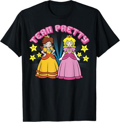 Super Mario Peach E Daisy Team Pretty T-Shirt