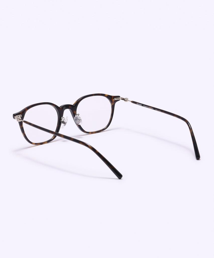 Alloaiweeo [Silverbite] Sbg7606 1818G Hd Acetate Ultra-Lightweight High-Density Acetate Tortoise Square Eyeglass Frame Blue Light Lens Selection