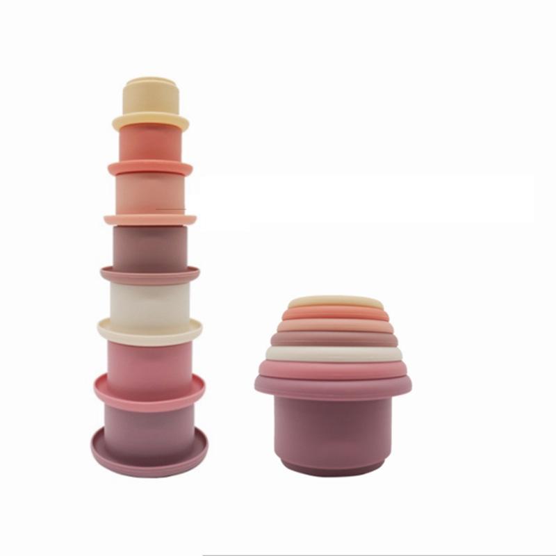 Interactive Silicone Stacking Toy for Children Ages 0-3