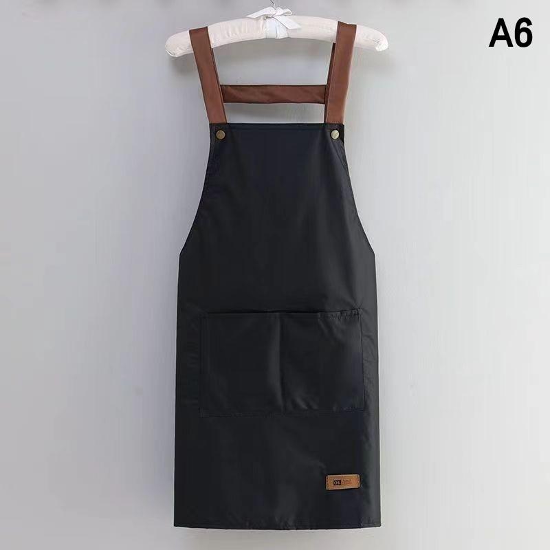 Odolná zástěra proti špíně Vodotěsná Velká kapsa Hotel Restaurace Kavárna Západní kuchyně Vaření Cukrářství Pracovní oblečení Zástěra