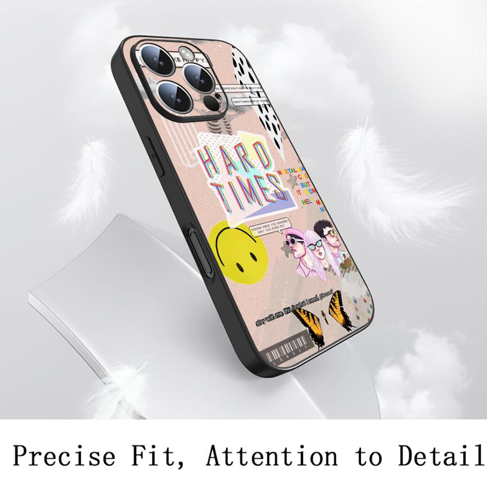 Cool Paramore band pattern design Phone Case For iPhone 17 16 16e 15 14 13 12 Plus Mini Pro Max Soft black Shockproof Cover