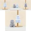 Adorable Plush Gorilla Keychain Soft Cute Cartoon Stuffed Toy Doll For Backpack