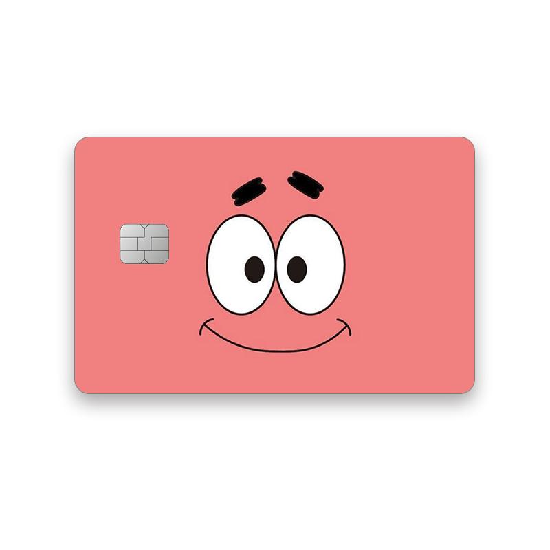 Name Spongebob Card Sticker Diy Kawaii Decor Exquisite Bank Cards Student Study Supplies Decals Patch Documents Birthday Gift