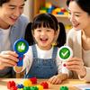 Acrylic Keychain Response Card Handheld Judgement Board Keyring Voting Paddles  Activity Supplies
