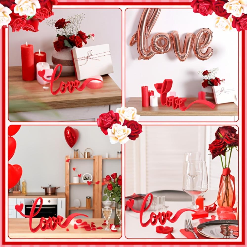 Wedding Love Models Decoration Car Interior Letter Love Ornament Couple