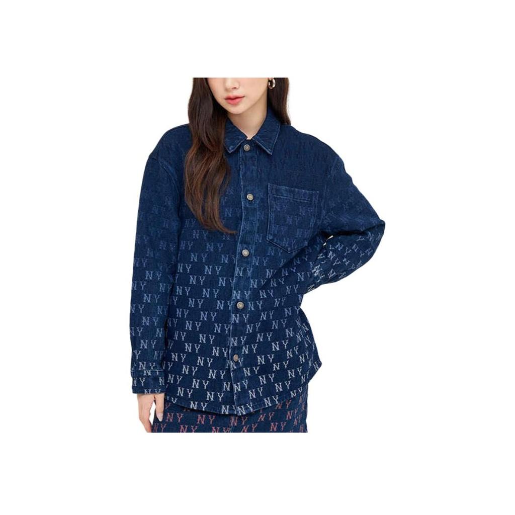 New MLB New York Yankees Shirt Unisex Indigo 3ADRM0144-50INS