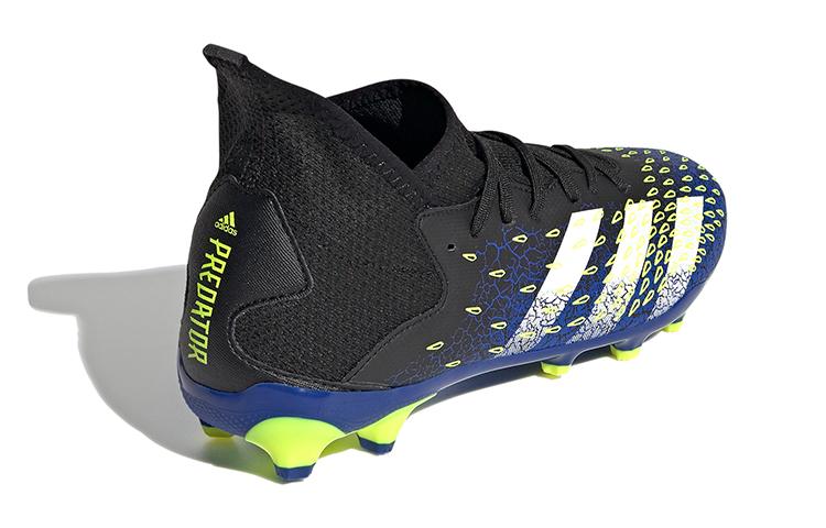 adidas Zapatillas de Fútbol PREDATOR Antideslizantes de Caña Media para Niños Negro Azul Verde Niños FY0621