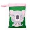 Special Offer Promotion Series 25*35cm Carton Wet Bags Polyester Waterproof Swimsuit Bag Double Pocket Baby Diaper Dry Wet Bag