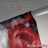 2D FLAT PRINTING 2pcs Curtains (Without Rod) Floral Harmony Design Easter holiday curtains with digital printing Versatile