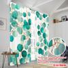 2pcs,2D Plane Printing Print Curtains Eucalyptus Greenery Design Polyester (without Rod) Home Decor Perfect for Room, Kitchen,