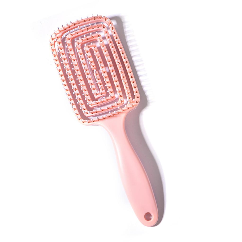 Professional Curved Hairbrush Easy Detangling Vented Hair Styling Comb for Home Salon Use