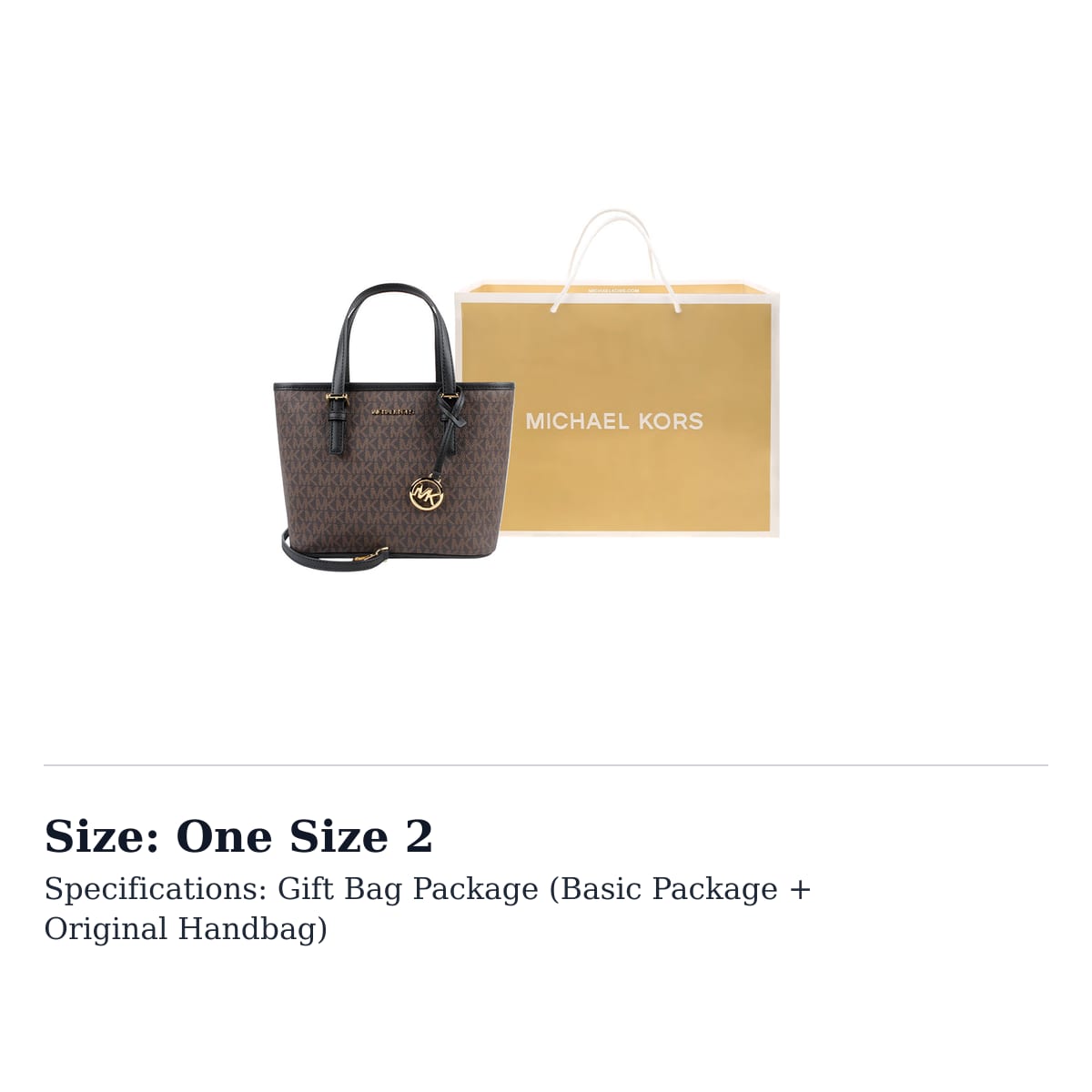 MICHAEL KORS Jet Set Coated Canvas