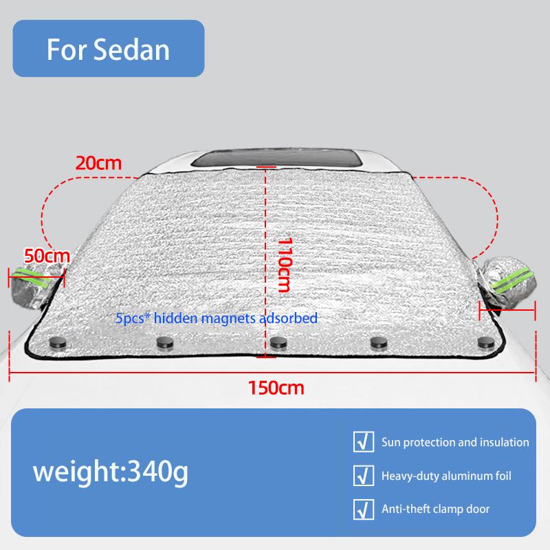 

Автомобильное магнитное покрытие для лобового стекла, защита от снега, защита от замерзания, защита от снега, зимнее покрытие для лобового стекла, солнцезащитный козырек, защита от льда, защита от пыли и ультрафиолета, автомобильная одежда 5pcs magnets fo