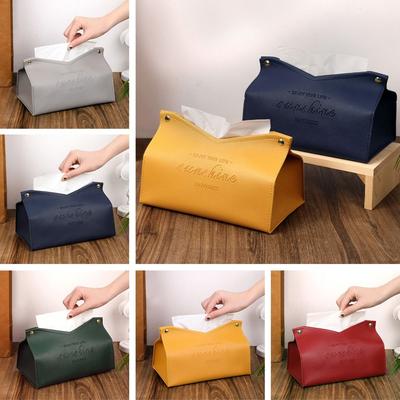 Living Room Decoration Container Dispenser Paper Towel Box Tissue Case Napkin Holder Car Tissue Box