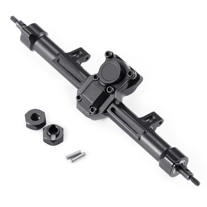 AXSPEED Front Rear Aluminum Alloy Portal Axle for Axial SCX24 Deadbolt Wrangler C10 Gladiator Bronco 1/24 RC Car Upgrade Parts