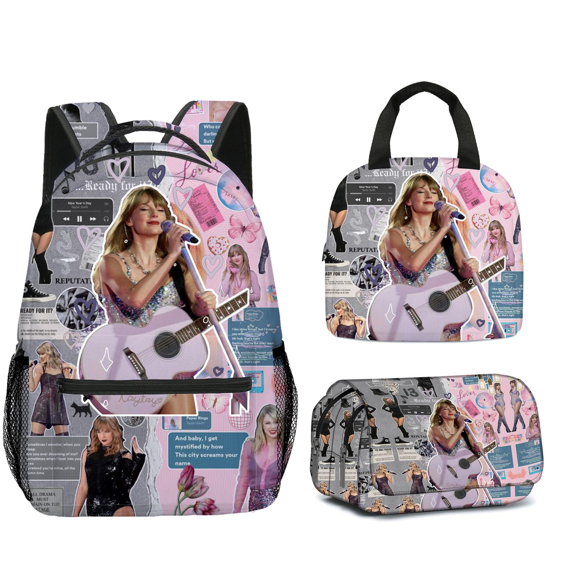 Taylor Swift School Bag Children S Backpack Taylor Swift Printed Backpack lunch bag