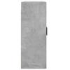 Wall Cabinet Concrete Grey 69.5x34x90 cm Engineered Wood