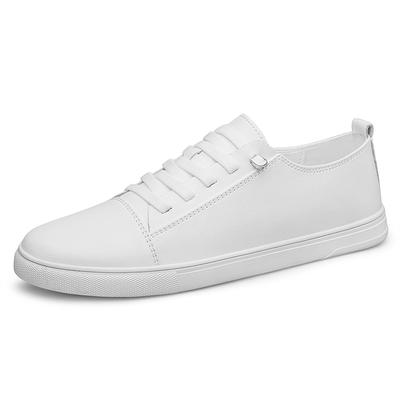 New Summer White Board Shoes Casual Leather Shoes Small Size White Shoes
