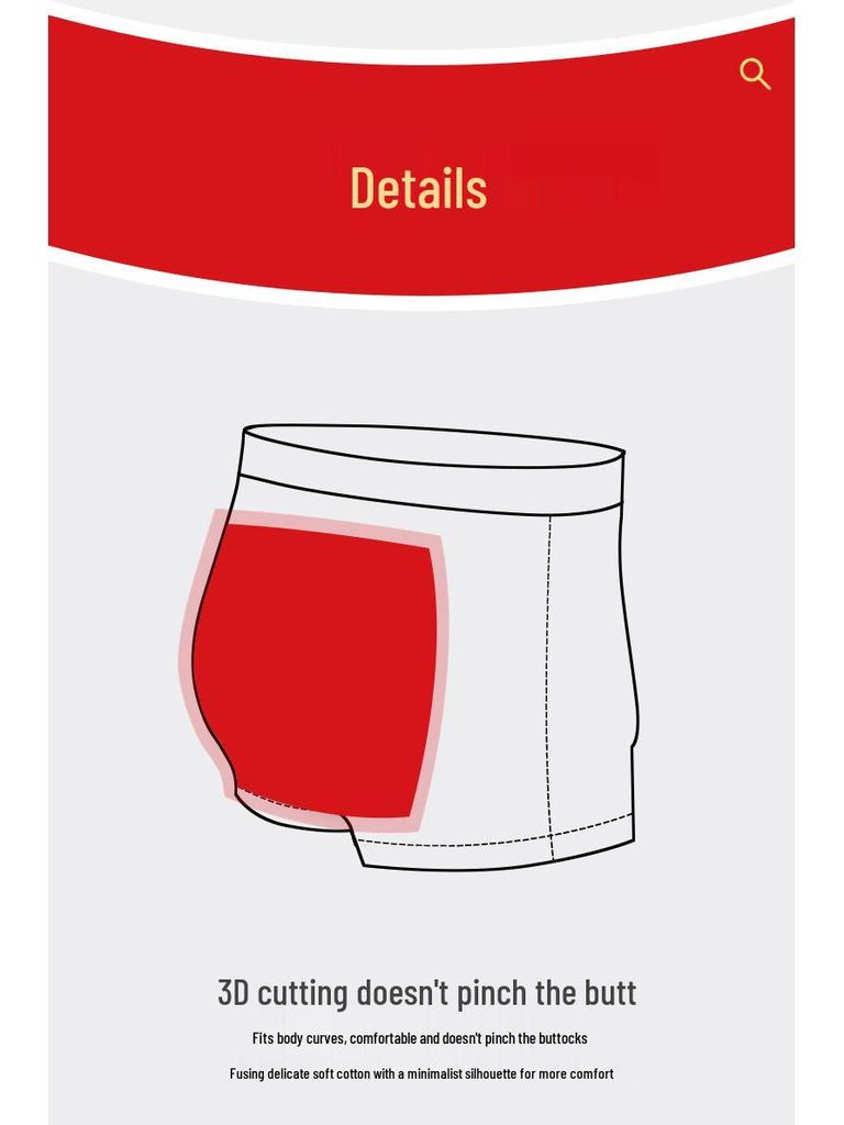 Red Teen Boxer Briefs for Boys