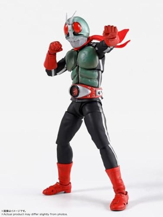 TAMASHII NATIONS S.H. Figuarts (True Bone Sculpting Method) Kamen Rider No. 2 Showa Edition approximately 145mm made PVC ABS fabric painted movable