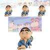 Adorable Crayon Shin-chan Figurine In Kimono Pvc Anime Car Dashboard Decoration