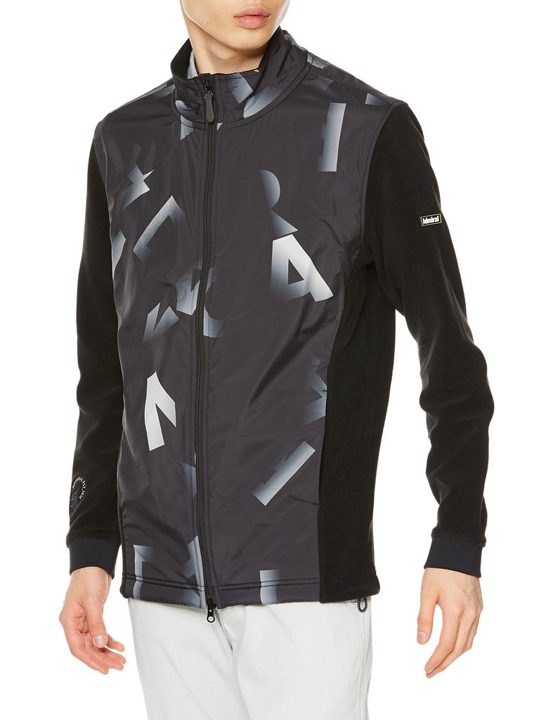Jacket Performance Fleece Jacket ADMA276 Black M [Admiral Golf] Men's