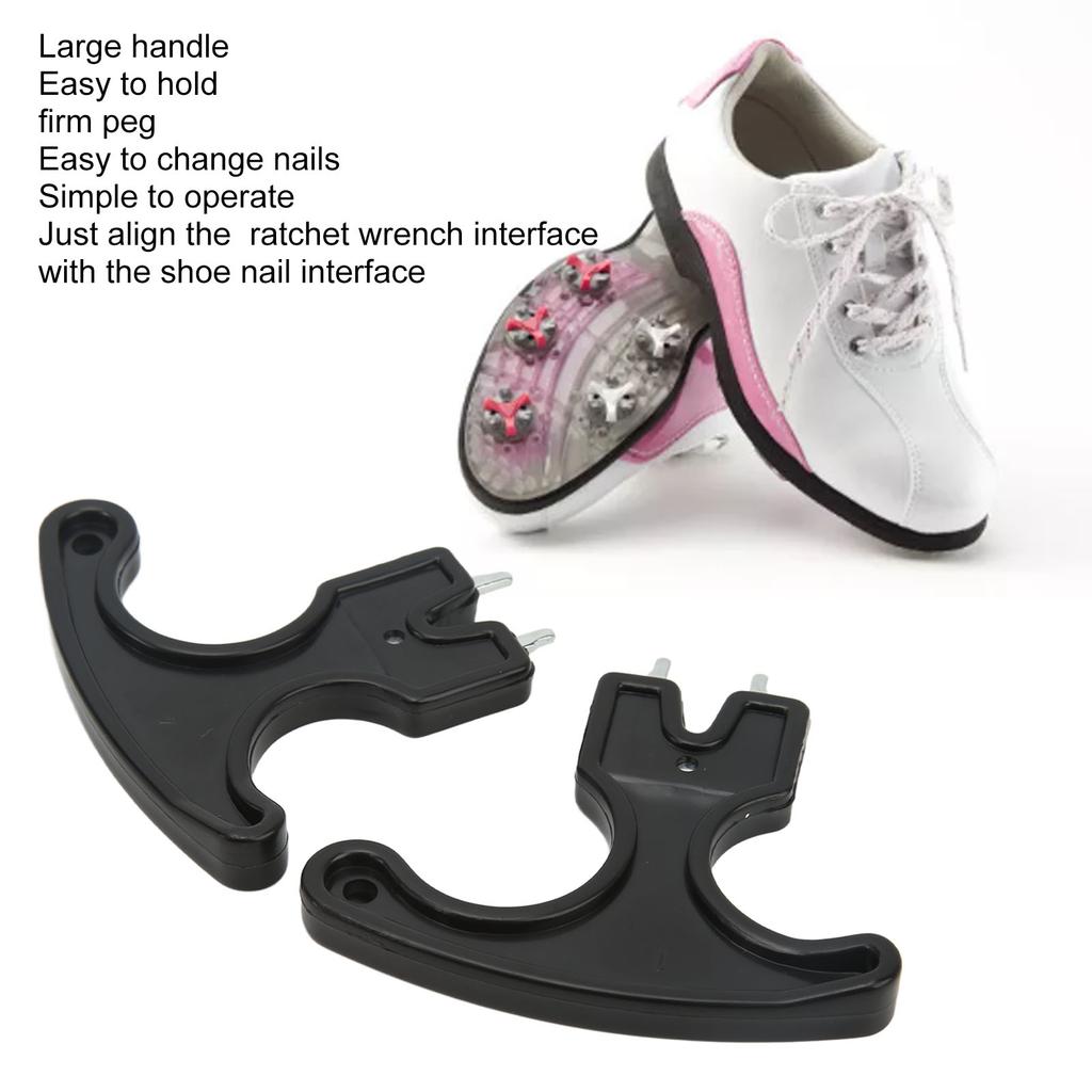 5 Stück Golfschläger-Spikes Schraubschlüssel Ein- und Ausdrehwerkzeug Ersatz-Spikes für Golfschuhe Zubehör zum Trainieren